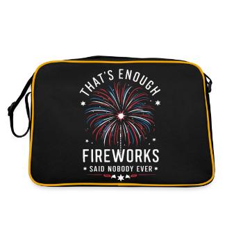 Pyrotechnics Fireworks Pyrotechnics - Retro Bag - black/gold - Back
