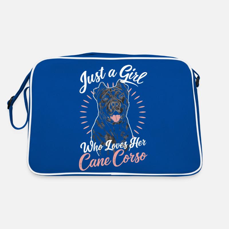 Cane Corso Hund Retro Tasche