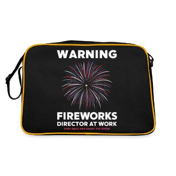 Pyrotechnics Fireworks Pyrotechnics - Retro Bag - black/gold - Back