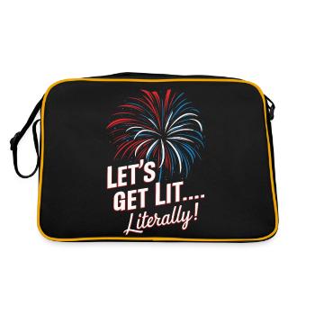 Pyrotechnics Fireworks Pyrotechnics - Retro Bag - black/gold - Back