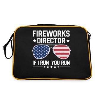 Pyrotechnics Fireworks Pyrotechnics - Retro Bag - black/gold - Back