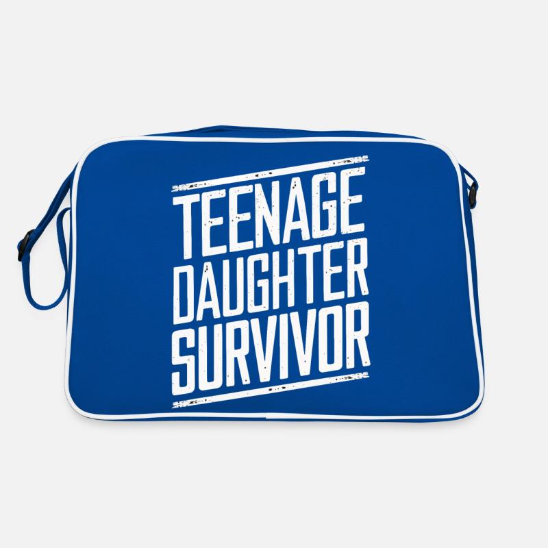 Funny, sarcasm, sarcastic humor, irony Retro Bag