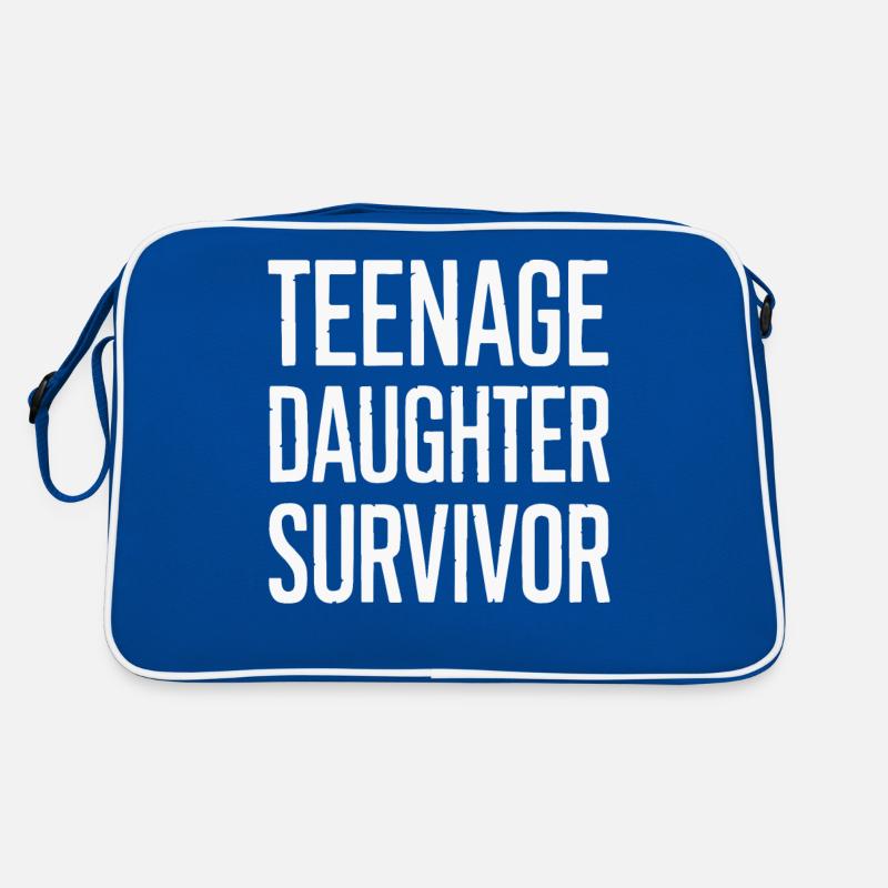 Funny, sarcasm, sarcastic humor, irony Retro Bag