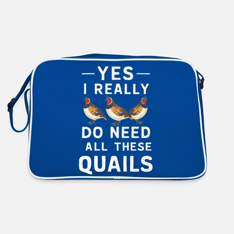 Quail Bird Quails Retro Bag