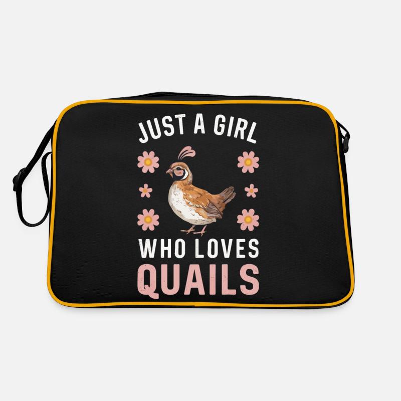 Caille Oiseau Cailles Sac Retro