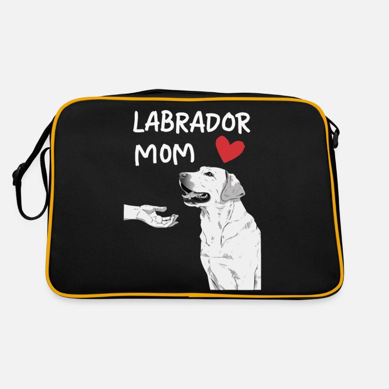 Labrador Hund Retro Tasche
