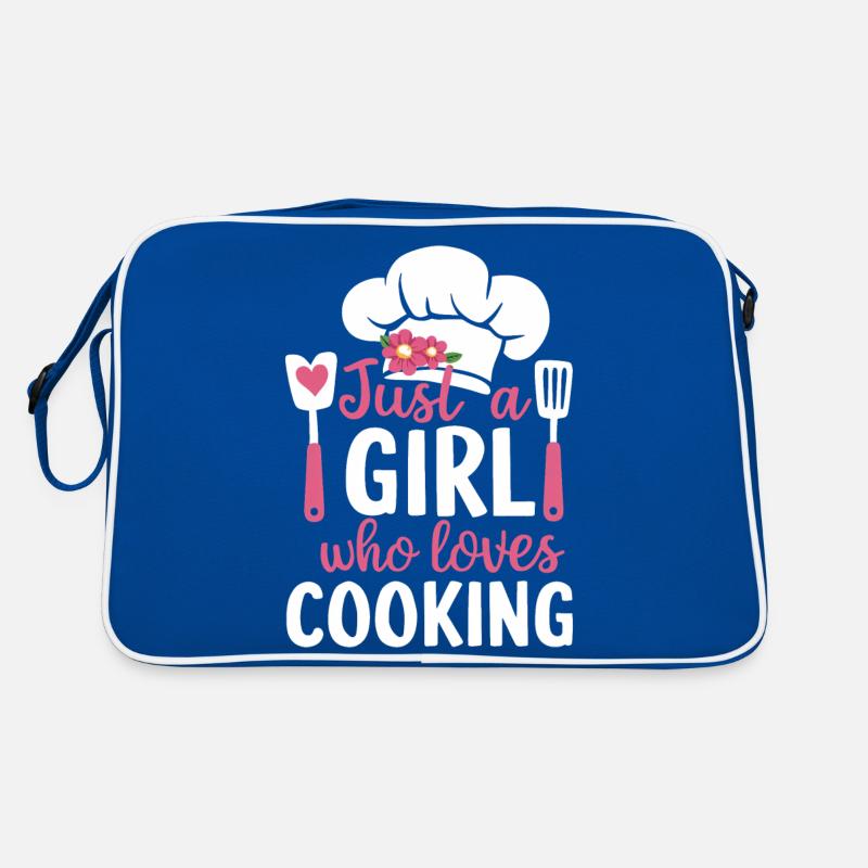 Koch Kochen Küchencheff Bäker Retro Tasche