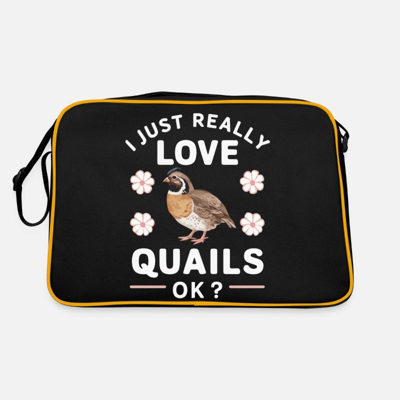 Caille Oiseau Cailles Sac Retro