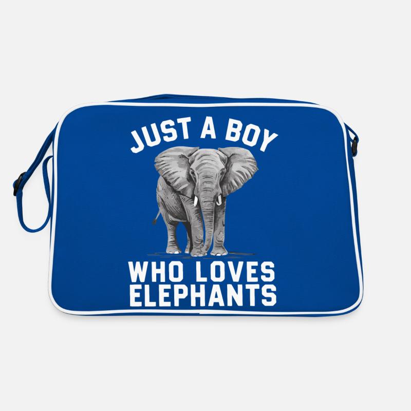 Éléphant Animal Éléphants Zoo Sac Retro
