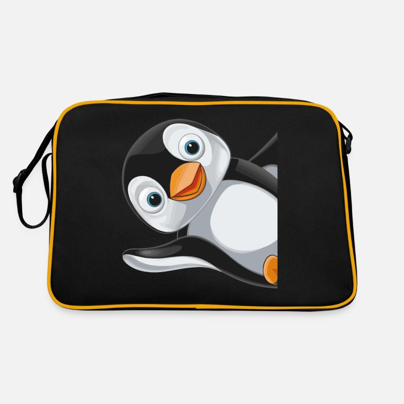 Pinguin Pinguine Tier Retro Tasche