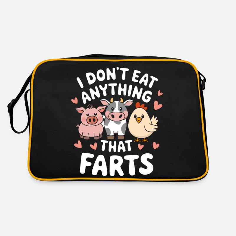 Végétarien Végétalien Végétarien Végétarien Sac Retro