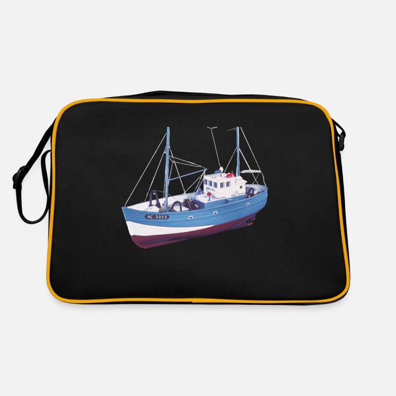fishing trawler Retro Bag