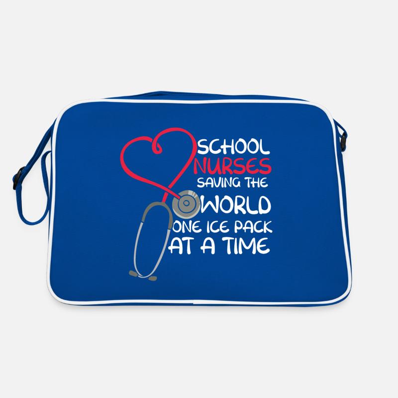 Geschenk der Schulkrankenschwester Retro Tasche
