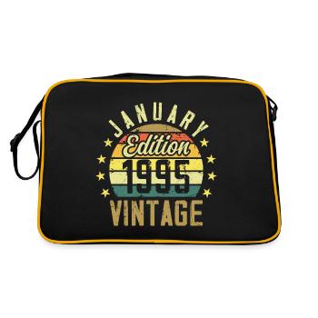 Legends were born in January 1995 - January 1995 - Retro Bag - black/gold - Back
