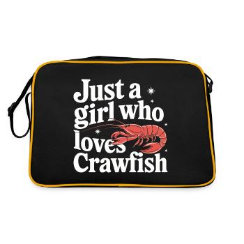 Homards, crabes, crevettes, fruits de mer - Sac Retro - noir/or - Dos