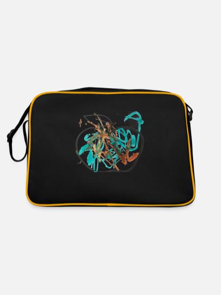220917 Apple - Retro Tasche - Schwarz/Gold
