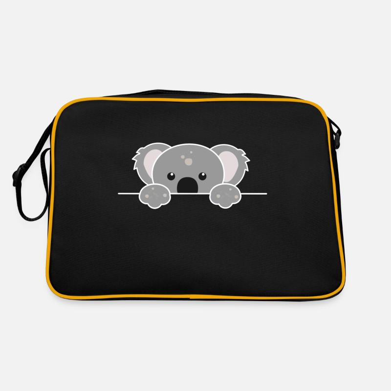Drôle de Coala - Sac Retro - noir/or