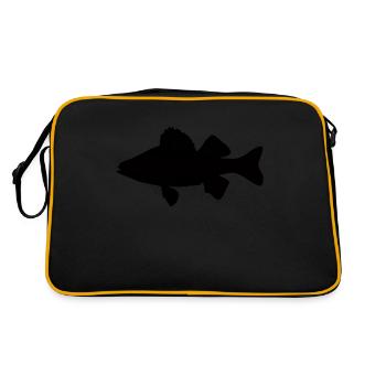 Perche noire - Sac Retro - noir/or - Dos