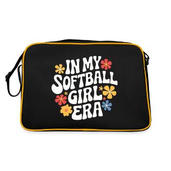 Softball Sports Joueur de softball - Sac Retro - noir/or - Dos