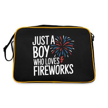 Pyrotechnics Fireworks Pyrotechnics - Retro Bag - black/gold - Back
