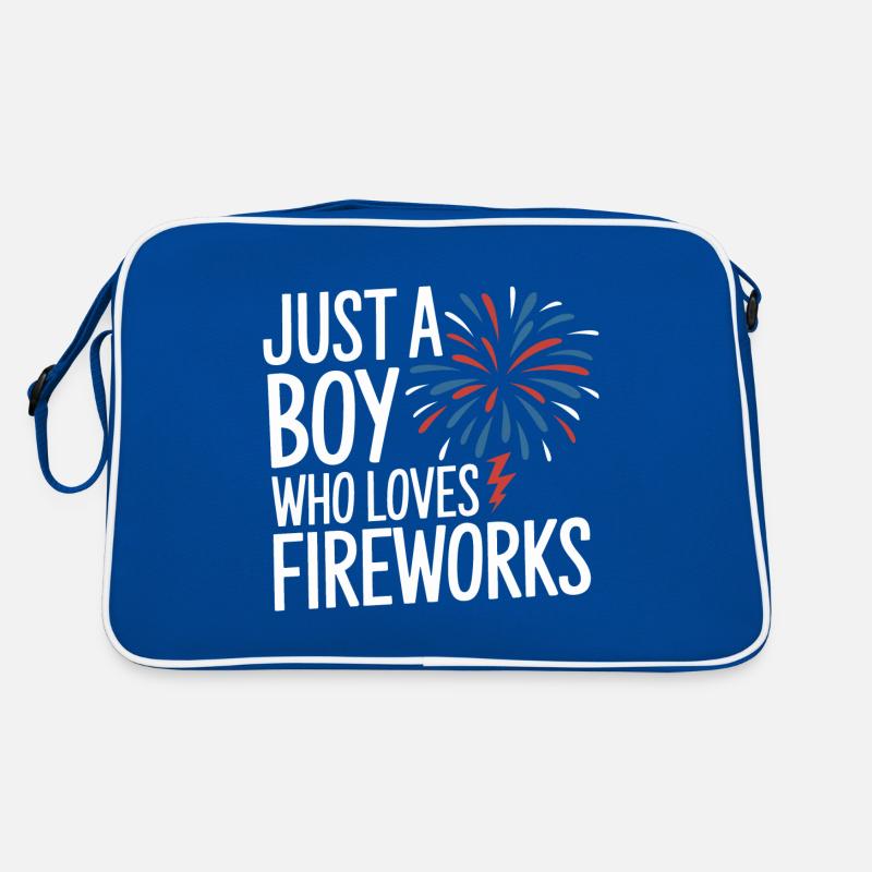 Pyrotechnics Fireworks Pyrotechnics Retro Bag