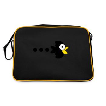 Corbeau anime - Retro Bag - black/gold - Back