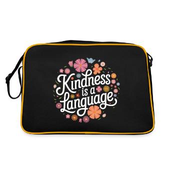 Altruismo Selfless Giving Giving School Spirit - Retro Bag - black/gold - Back