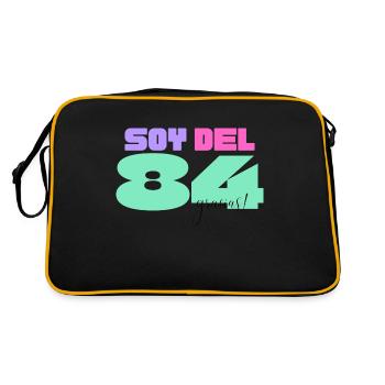 Ich komme aus '84 - Retro Tasche - Schwarz/Gold - Hinten