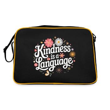 Altruismo Selfless Giving Giving School Spirit - Retro Bag - black/gold - Back