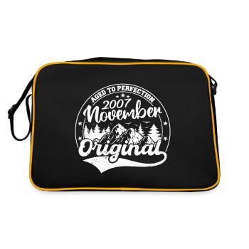 Legendary since November 2007 - November 2007 - Retro Bag - black/gold - Back