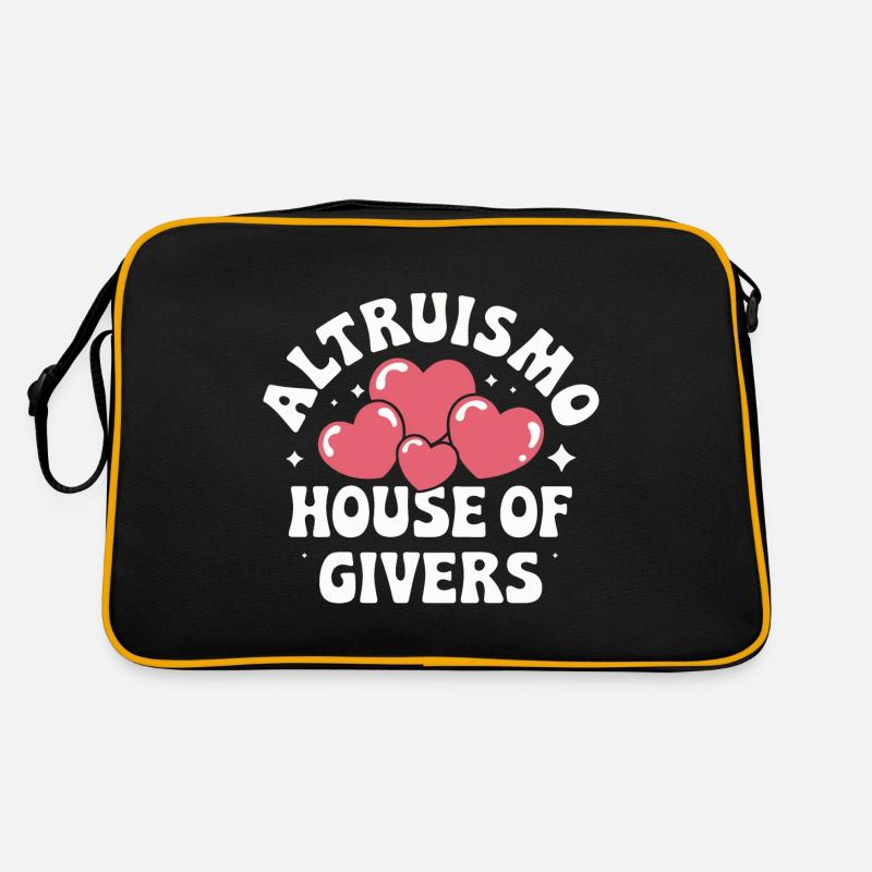 Altruisme Don désintéressé Donner d’école Sac Retro