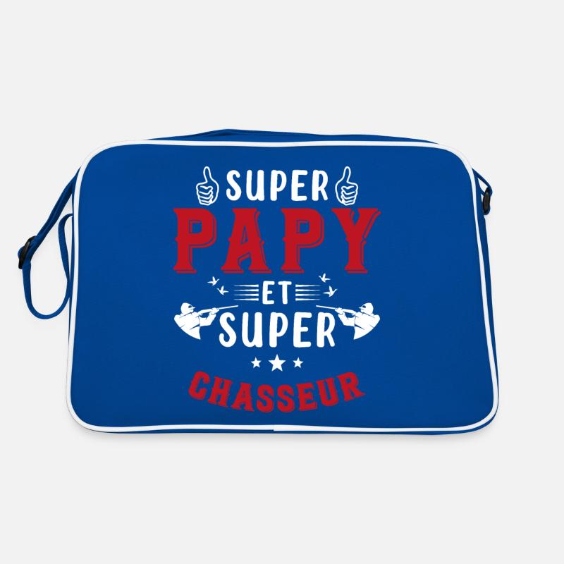 Super papy et Super Chasseur Sac Retro