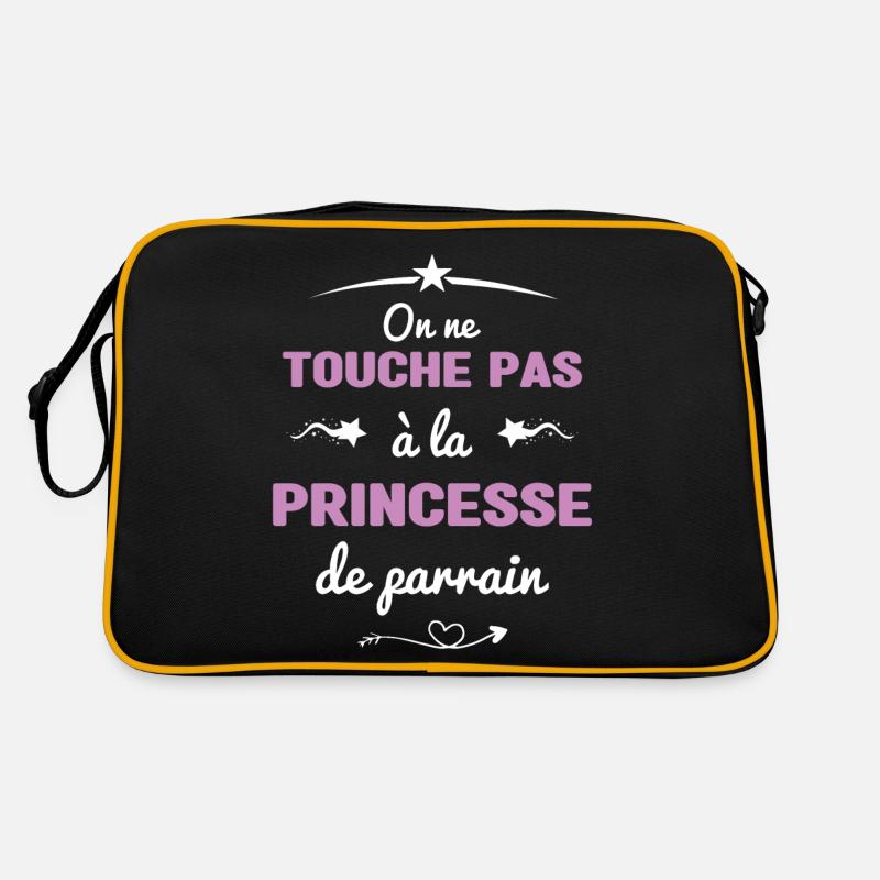 On ne touche pas à la princesse de parrain Sac Retro