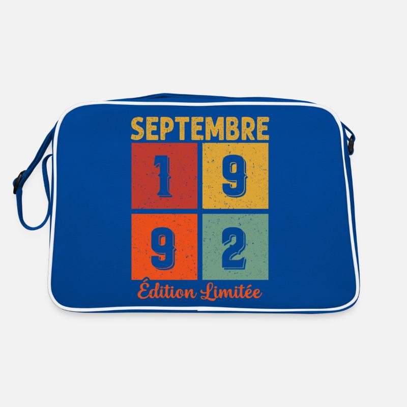 Septembre 1992 Édition limitée Cadeau Anniversaire Sac Retro