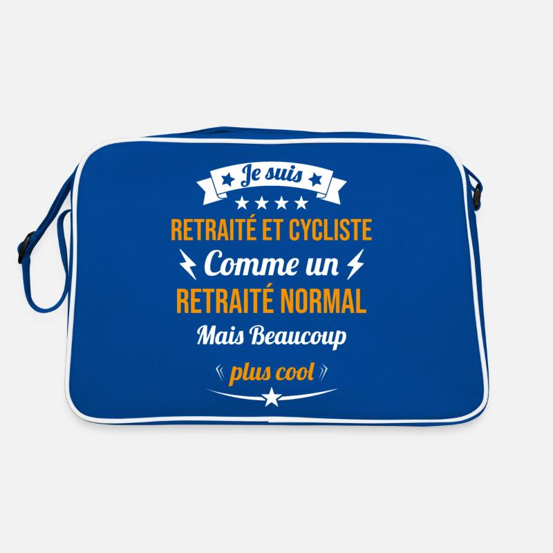 Retraité et cycliste - Cadeau Papy cycliste Sac Retro