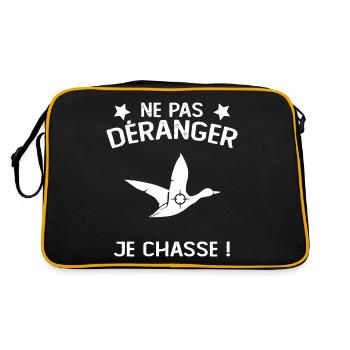 Ne Pas déranger Je Chasse ! - Sac Retro - noir/or - Dos