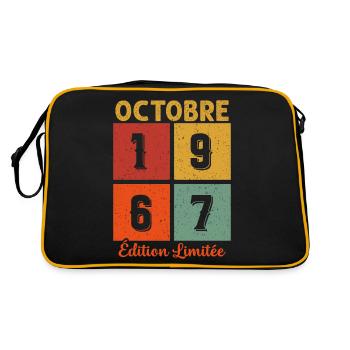 Octobre 1967 Édition limitée - Sac Retro - noir/or - Dos