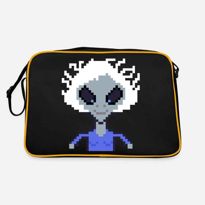 Pixel Alien "Smiling Girl" Retro Bag