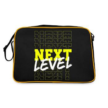 Next Level - Retro Bag - black/gold - Back