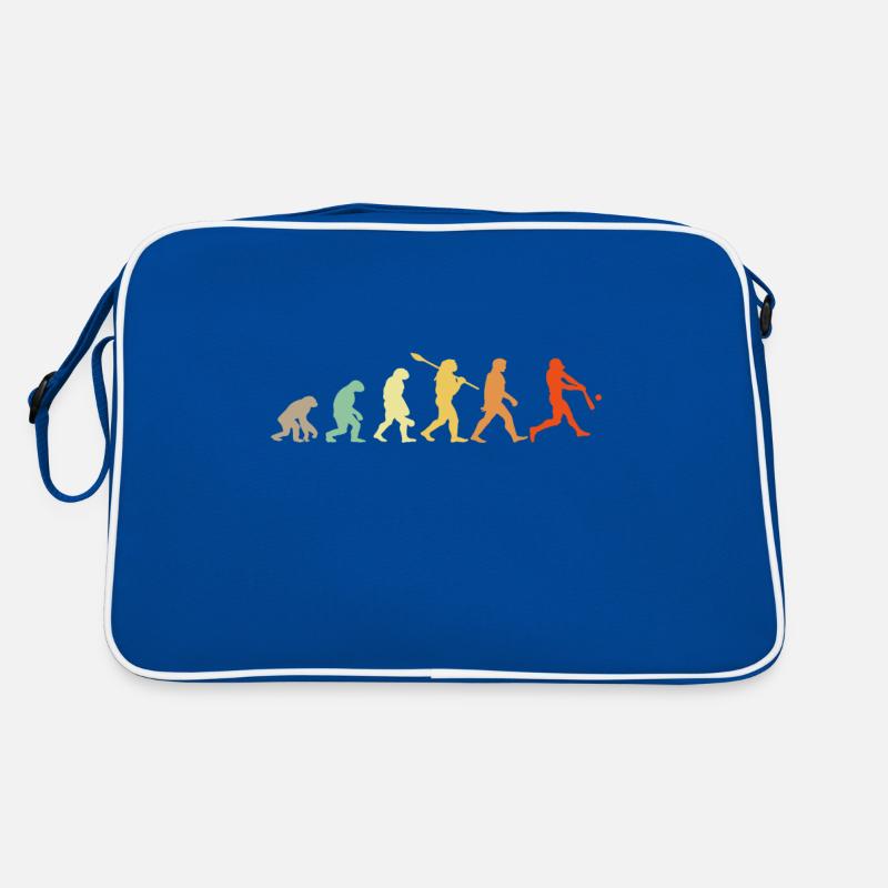 Baseball Evolution Baseball Spieler Geschenk Retro Tasche
