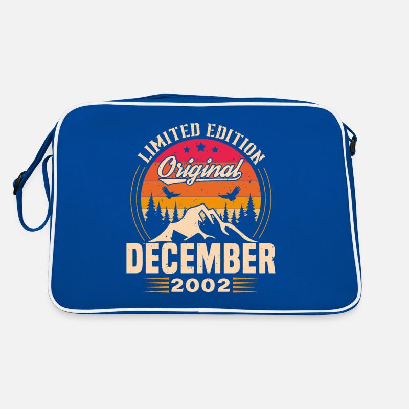 Birthday gift born in December 2002 Retro Bag