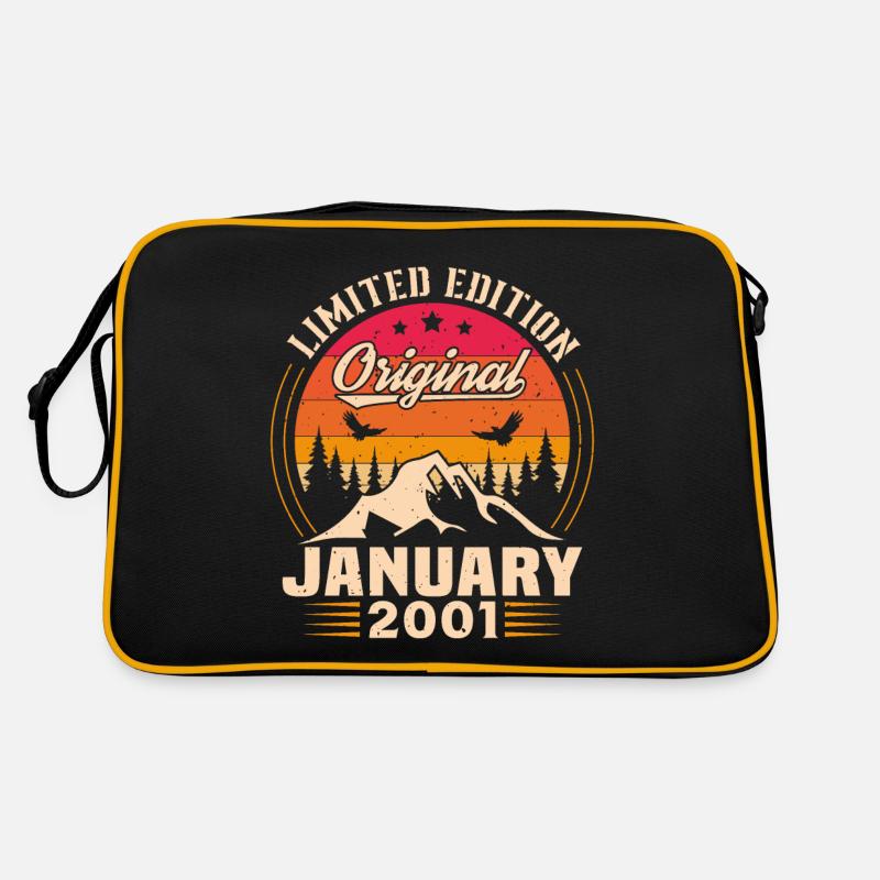 Cadeau D'anniversaire Nées En Janvier 2001 Sac Retro