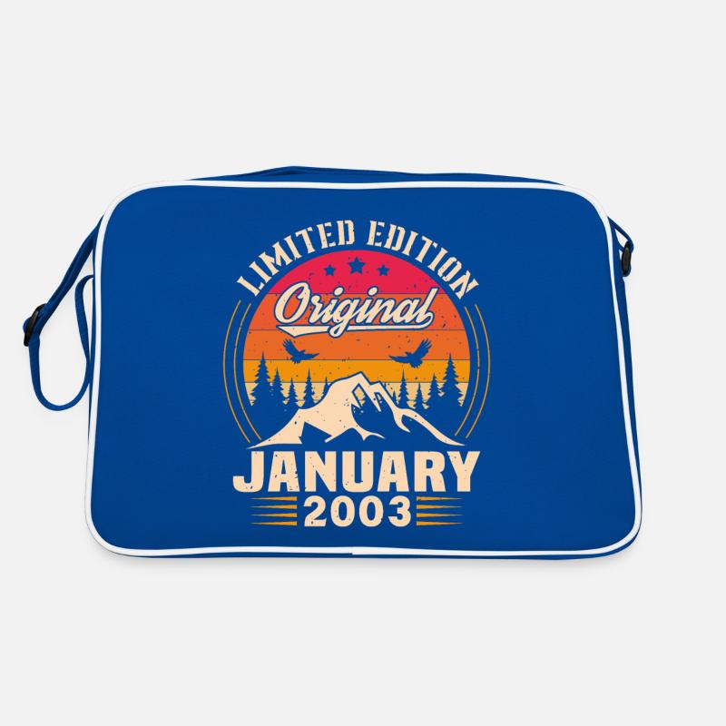 Cadeau D'anniversaire Nées En Janvier 2003 Sac Retro