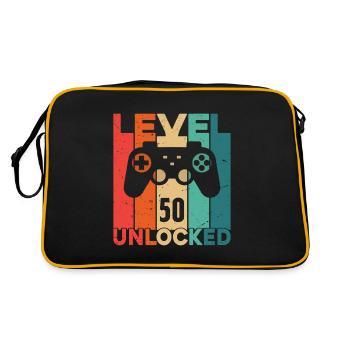 Level 50 Unlocked - Retro Bag - black/gold - Back