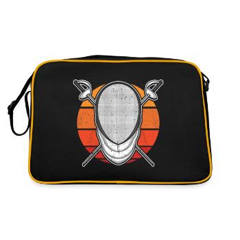 Fencing Fencer - Retro Bag - black/gold - Back