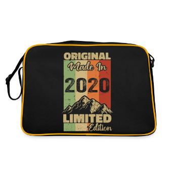 2020 Original - Fabriqué en 2020 - Edition Limitée - Sac Retro - noir/or - Dos