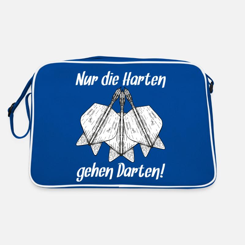 Lustige Dart Sprüche Die Harten Gehen Darten Darts Retro Tasche