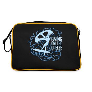 Flying on the Breeze Hydrofoil Wingfoil Wingfoilin - Retro Bag - black/gold - Back