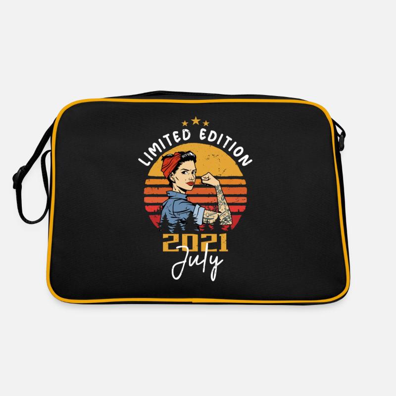 Juli 2021 - Geburtstag im Juli 2021 Geschenk Retro Tasche