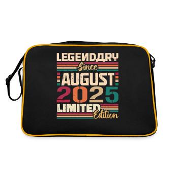 2025 août Légende de l’anniversaire août 2025 - Sac Retro - noir/or - Dos